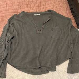 Free people long sleeve shirt